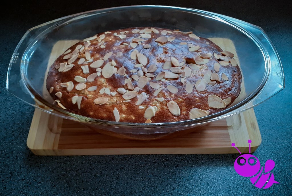 Milchreisauflauf mit Kirschen 