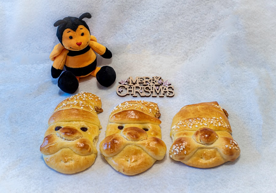 Nikolaus-Köpfe (3 Stück)